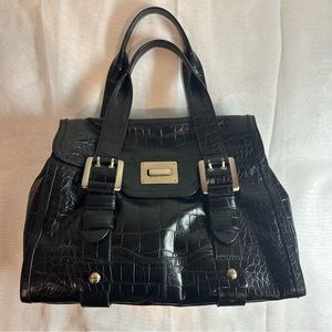 Black leather office bag. Or for any occasion. Very elegant Maxx New York.